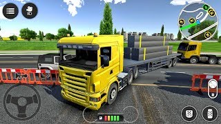 Drive Simulator 2 #1 - Loading Metal Beams - Android gameplay