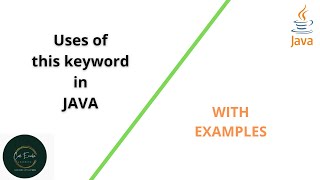 Uses of this keyword in java | this keyword in java | Code eureka