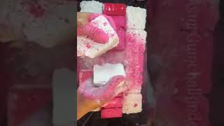 Crunchy Pink plain gym Chalk crush @ASMRgymchalkIndonesia#asmr #satisfying #gymchalk#fyb #explore