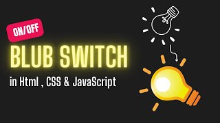 Javascript bulb on off project || Javascript bulb on off image project