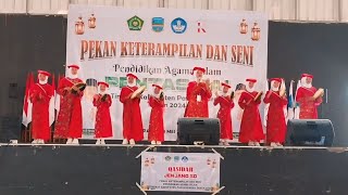 CUPLIKAN PENAMPILAN QASIDAH/REBANA PADA PENTAS PAI TINGKAT KABUPATEN PANGANDARAN TAHUN 2024