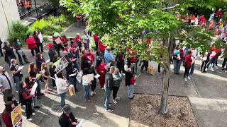 Santa Rosa teachers and staff protest district cuts ahead of no-confidence vote