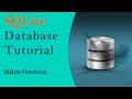 SQLite Basics | SQLite tutorial for beginners - SQLite Functions