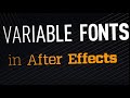 Type Morph for After Effects