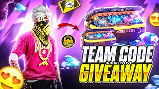 Free Fire LIVE Diamonds Giveaway || Teamcode Giveaway #freefirelive