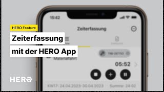 HERO Feature: Zeiterfassung-App