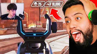 Apex NOOBS react to Aceu (WORLDS BEST APEX PLAYER)