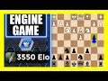 Stockfish 16 Chess Game | Semi-Slav Defense, Meran Variation, Lundin Variation | W/D/L %