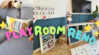 PLAY ROOM RENOVATION