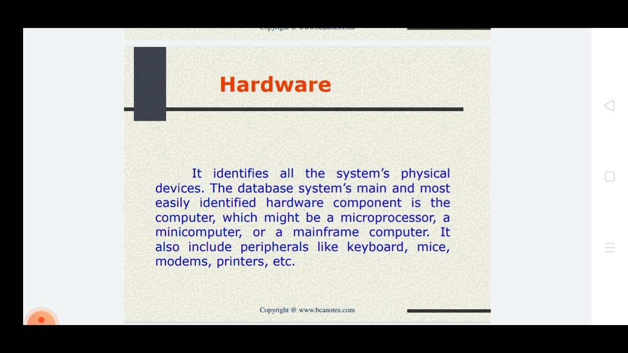 What Are The Components Of Database System Environment Design Talk
