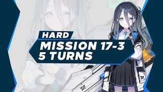 [ Blue Archive ] Mission 17-3 Hard 5 Turns