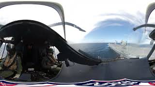 HMS Queen Elizabeth's eye in the sky (360 Video in 4K) | Westlant 19
