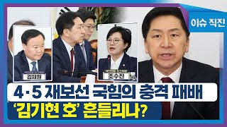 [이슈 직진] 4·5 재보선 국힘의 충격 패배, '김기현 호' 흔들리나? | MBN 230410 방송