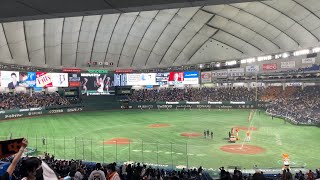 2022/03/25 東京ドーム開幕戦試合終了 (巨人勝利) 後の闘魂こめて