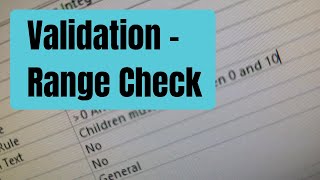 MS Access 2016 Validation - Range Check