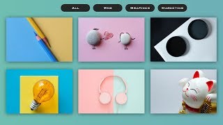 How To Use Filterizr image sorting Plugin | JQuery Plugin Tutorial