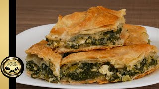 Something different! Delicious Pie with Wild Greens and Homemade dough sheet - GOLDEN RECIPES