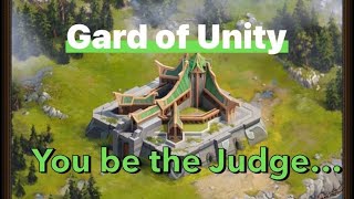 Gard of Unity. You be the Judge... Vikings: War of Clans