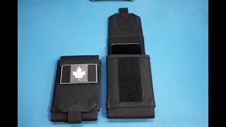 IronSeals 2 Pack Tactical Molle Phone Pouches*review*