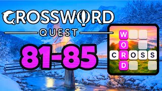 CROSSWORD QUEST level 81 82 83 84 85