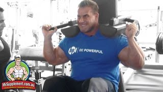 Jay Cutler's Hammer Strength V Squat - Exercise #4