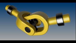 Universal joint - CATIA V5 Tutorial (part design, assembly, simulation)