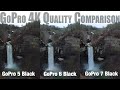 GoPro 7 Black vs GoPro 6 & GoPro 5 (4k Video Quality Comparison)