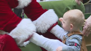 Santa Pays A Visit To Hanes Mall In Winston-Salem