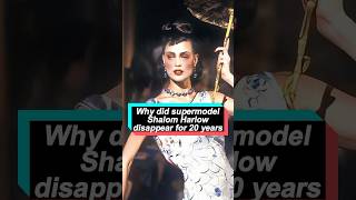 The world's most beautiful square-faced supermodel, Shalom Harlow, why did she disappear for 20