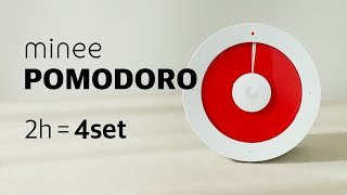 [25분 뽀모도로 4set] 25minute pomodoro countdown | study with minee | no advertisement.