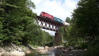 Vermont Rail System GMRC 263 Climbs over the Green Mountain Gateway