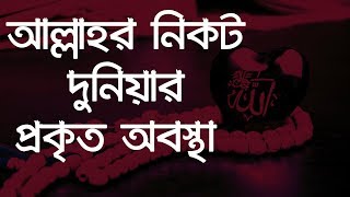 দুনিয়া এবং আখিরাতের প্রকৃত অবস্থা | আল্লাহর নিকট দুনিয়া কেমন