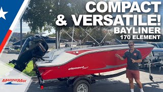 2023 Bayliner 170 Element Walkthrough | MarineMax Sail \u0026 Ski Austin