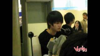 110126 [Fancam] CNBLUE in Thailand @ Suwannaphum Airport ll