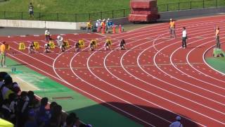 2017第1回京都高校記録会　男子100m決勝3組