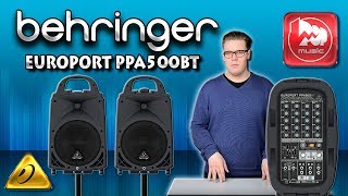 BEHRINGER EUROPORT PPA500BT - звукоусилительный комплект