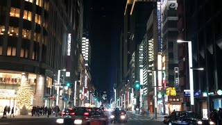 【VLOG 】夜散歩：東京 日本橋・三越前 #イルミネーション 2018 #4K