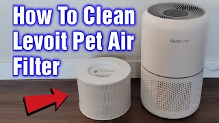 How To Clean Levoit Pet Air Purifier Air Filter