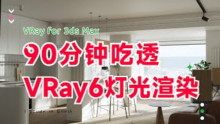 【VRay6.0 for 3DMAX渲染教程】VR6渲染器使用环境色两步快速出图