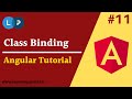 Angular Class Binding | How to bind class in html element | Add CSS class property into typescript