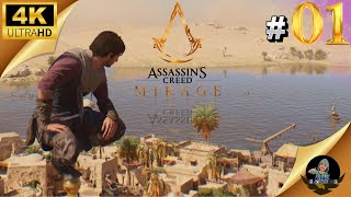 ASSASSIN'S CREED MIRAGE 4K PC Walkthrough Gameplay Part 1 - INTRO Malayalam Commentary | Gamer_anz