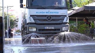 Aliağa Belediyesi’nden Bayram Temizliği