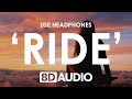 Twenty One Pilots - Ride (Unlike Pluto remix) (8D AUDIO) 🎧