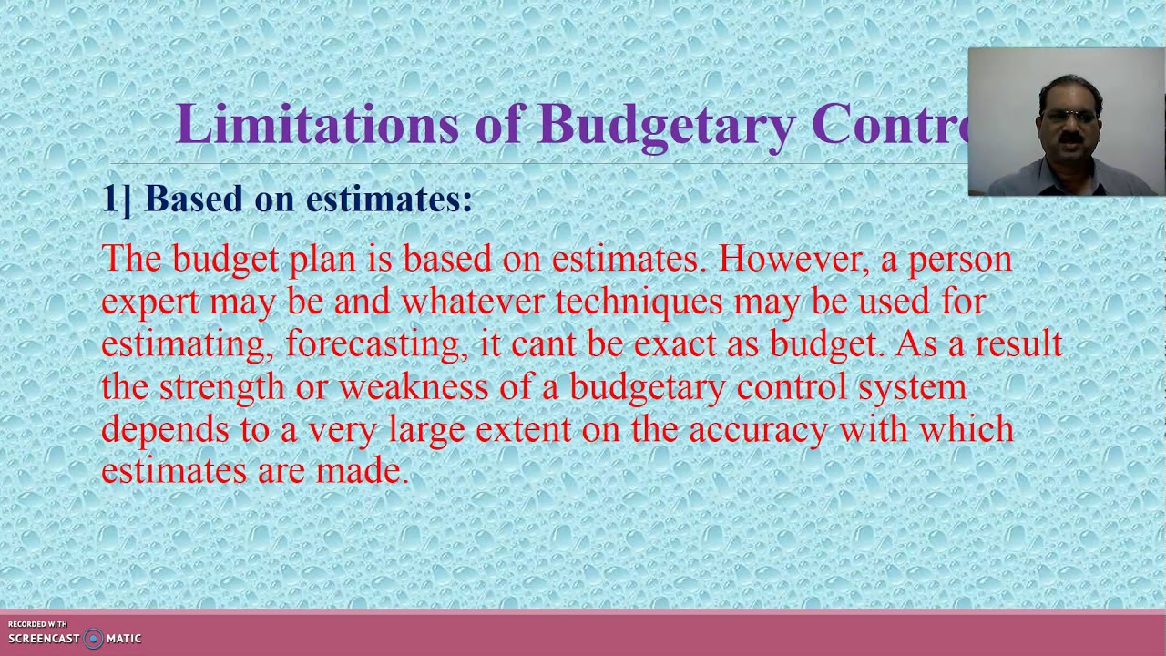 Advantages And Limitations Of Budgetary Control - YouTube