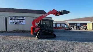 2015 Kubota SVL90-2 Rubber Track Skid Steer Loader ONLY 158 Hours Cab Heat Air 2 Speed No Def Nice!