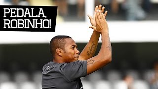 Robinho pedala até à Vila Belmiro