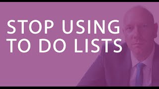 Stop using to do lists, use this instead - with Jon Covey
