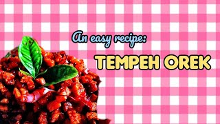 Tempeh Orek (Sweet and Spicy Soybean Cake) #recipe #homecookmeal #easyrecipes #cooking