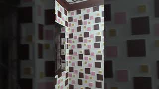 3D Wall panel, paints, Wall, design, Royal, paly, colour, combination, with, interior, decorator, w