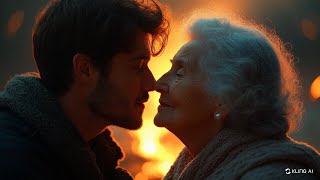 old woman and man - 02 I love doesn't see age I  love stories #kiss #smooch #love